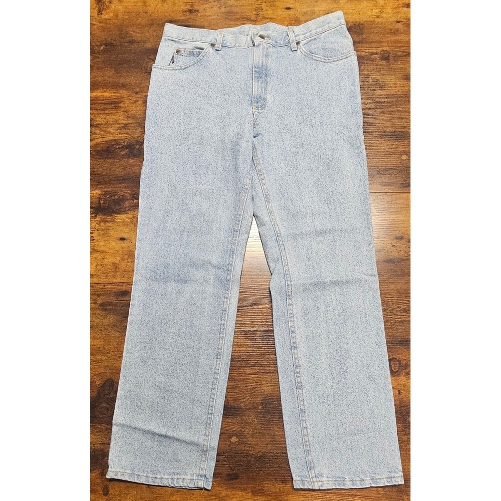 Vintage Riders by Lee Mens Jeans 38x32 Light Wash Regular Fit Straight Leg USA